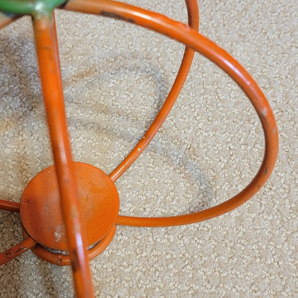 Vintage Pumpkin Metal Rustic Fall Home Decor Candle Holder‎ 16in Tall